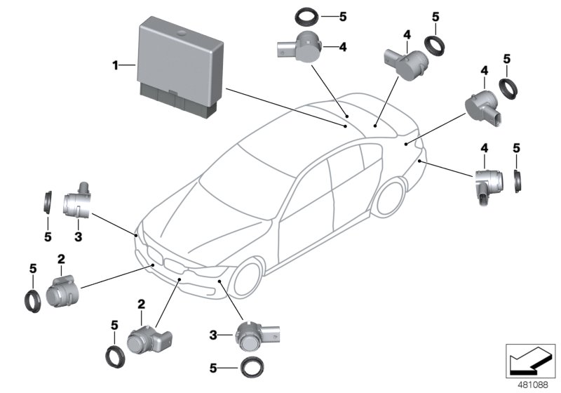 Auto pdc отказала bmw