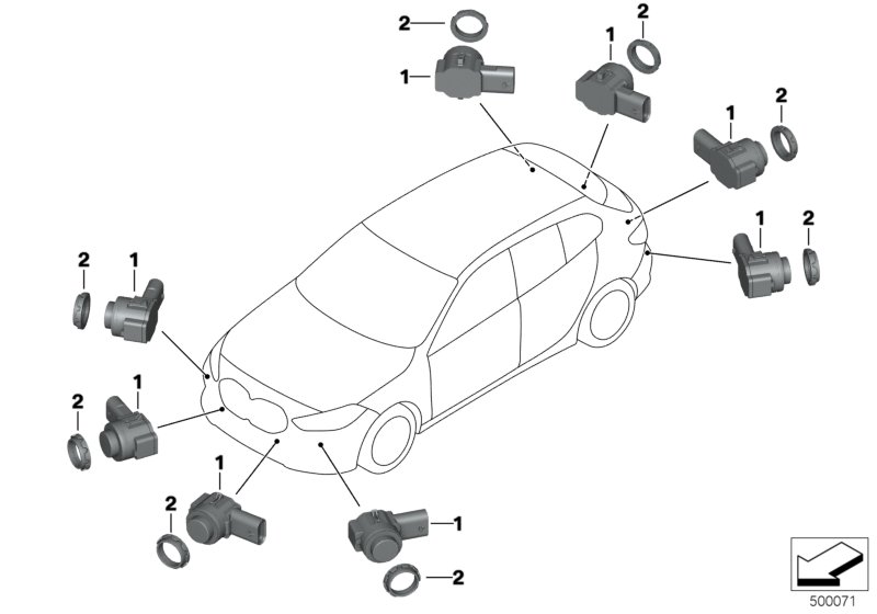 Auto pdc отказала bmw