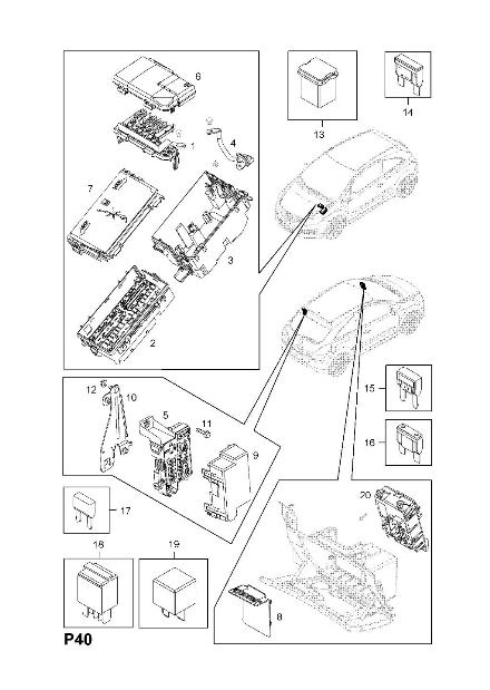 Предохранители на опель корса д 2008 схема - 82 фото